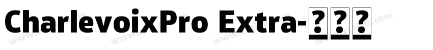 CharlevoixPro Extra字体转换
